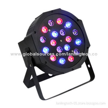 18 x 3W RGB LED Par Can Lights
